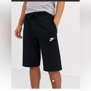 NIKE Mens Jersey Long Black Shorts. Size L. D2/A